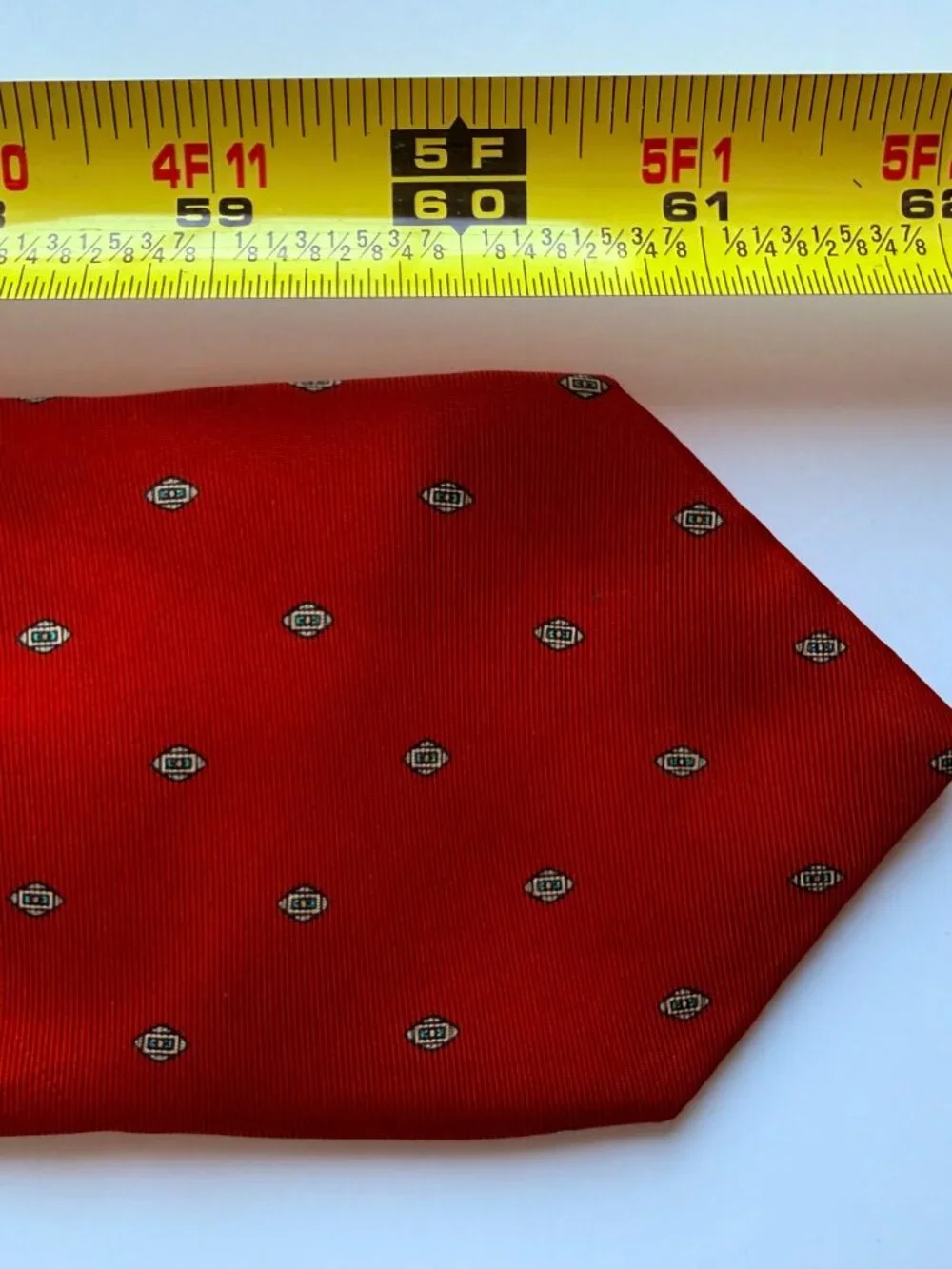 Lanvin Men's Red Necktie